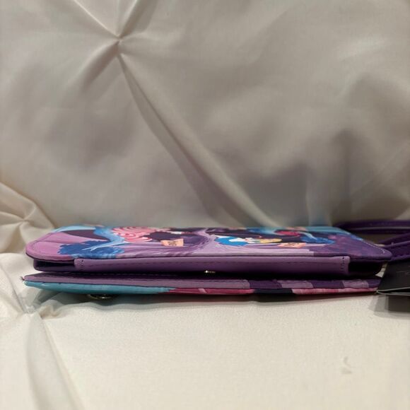 Loungefly Disney Alice In Wonderland Alice Cheshire Cat Tech Wristlet Wallet NWT - Picture 5 of 7